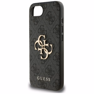 Guess 4G Big Logo suojakuori iPhone 16e - musta