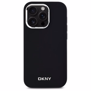 DKNY Plain Logo MagSafe iPhone 14 Pro:lle Suojakuori - Musta