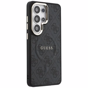Guess suojakuori 4G Embossed Ring MagSafe Samsung Galaxy S26 Ultra:lle musta