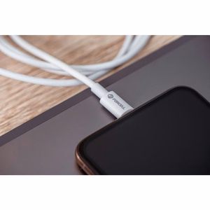 Kaapeli USB C - USB C Forcell F-Energy QC4.0 PD 5A 100W 3 m C339 valkoinen