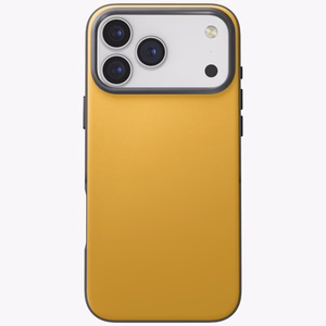 Uniq Lyden DS Suojakuori iPhone 17 Pro Max:lle Magclick Charging - Keltainen-Harmaa