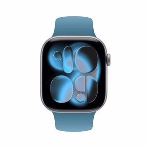 Crong Liquid strap for Apple Watch 44 / 45 / 46 / 49 mm, navy blue