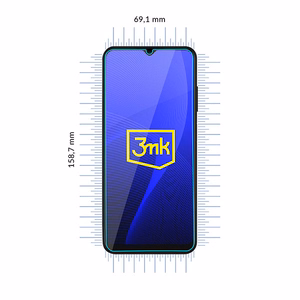 Samsung Galaxy A03s 4G – 3mk FlexibleGlass puhelimen näytönsuoja