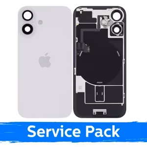 Takakansi, yhteensopiva Apple iPhone 16:n kanssa / Valkoinen / (Service Pack)