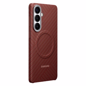Samsung Carbon Magnet Case for Samsung Galaxy S26+, compatible with MagSafe - red