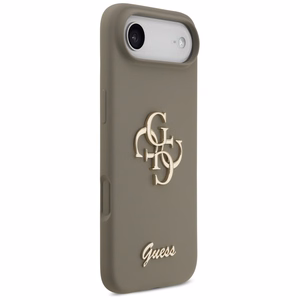 Guess silikoninen Big 4G Script -kuori iPhone Air ruskea
