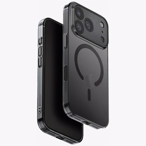 Uniq Airsuit Magclick Lataussuojakuori iPhone 17 Pro:lle - Musta