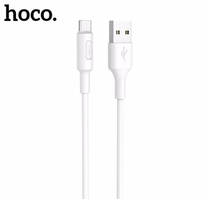 Hoco X25 USB-C Kaapeli 1,0 m, valkoinen