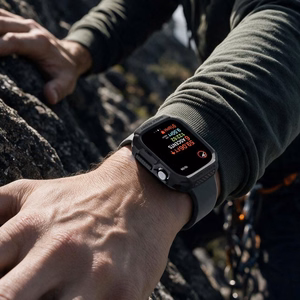 Spigen Rugged Armor -suojakuori laitteelle Apple Watch 42 mm – mattamusta