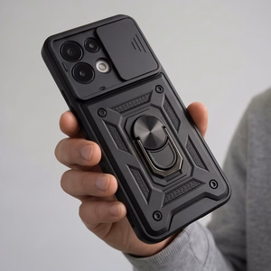 Tech-Protect CamShield Pro -suojakuori Xiaomi Redmi 17 4G / 5G -malleille, musta