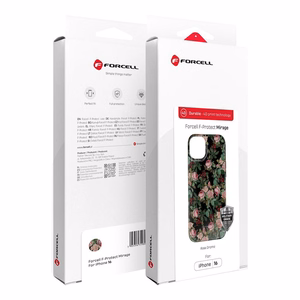 Suojakuori iPhone 16 PLUS:lle Forcell F-Protect Mirage MagSafe-yhteensopiva Military Drop-Test ruusudraama