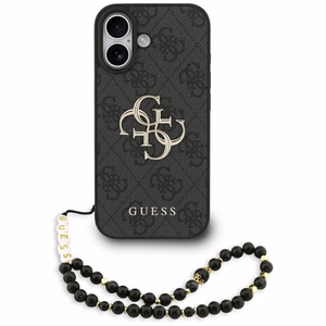 Guess 4G Strap 4G Classic Logo Case for iPhone 17 - Black