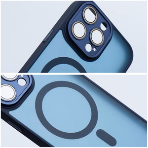 Kotelo Samsung A27 Variete Mag Cover yhteensopiva MagSafe tummansininen