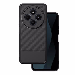 Simple Carbon suojakuori Xiaomi Redmi 14C 4G / 14C 5G / Redmi A4 / POCO C75 musta