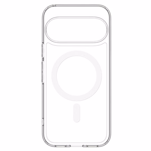 Spigen Ultra Hybrid Mag MagSafe -suojakuori Google Pixel 11 Pro -mallille, läpinäkyvä / valkoinen