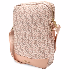 Guess laukku GUTB10HGCFSEP 10" vaaleanpunainen GCube Stripe tablettilaukku