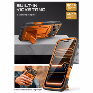 Supcase Unicorn Beetle Pro Suojakuori iPhone 17 Pro Max:lle - Oranssi