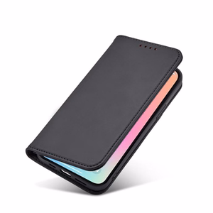 Magnet Card Suojakuori Samsung Galaxy S23+:lle - läppäkuori lompakko jalusta musta