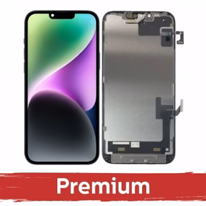 LCD-näyttö yhteensopiva iPhone 14 musta (INCELL / Premium) /*Removable IC*/