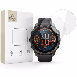 Tech-Protect Glass Fit+ 2-pack tempered glass for Garmin Fenix 8 47mm - clear