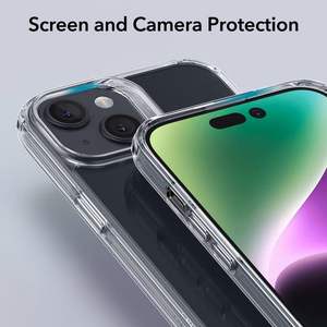 ESR Ice Shield Suojakuori iPhone 15 Plus:lle - kirkas