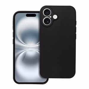 Pehmeä suojakuori iPhone 16 musta