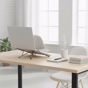 Pöytäteline kannettavalle tietokoneelle ja tabletille taitettava Forcell F-Grip Fold Stand X Pro harmaa