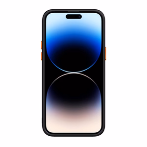 Tel Protect Magnetic Carbon Case for Iphone 13 Pro Black-orange