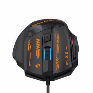 Wozinsky WMGK-1179W langallinen optinen pelihiiri, 7200 DPI, taustavalaistu, musta