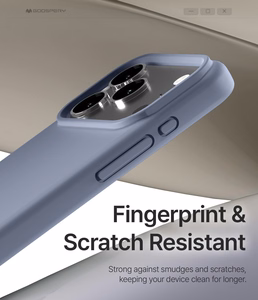 Mercury Pure MagSafe Silicon Suojakuori Apple iPhone 17 Pro Max laventelin harmaa