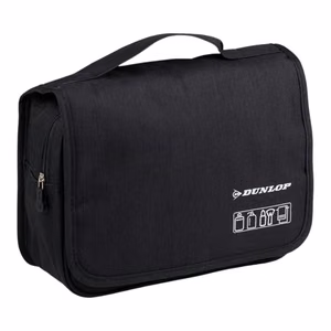 Dunlop ripustettava matkakosmetiikkalaukku, 25 × 20 × 10 cm, musta