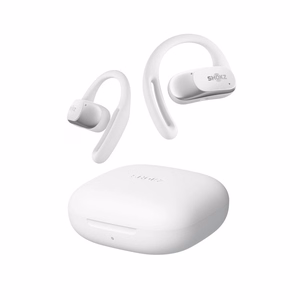 SHOKZ OpenFit Air kuulokemikrofoni langaton korvakoukulla puhelut/musiikki/urheilu/arkikäyttö Bluetooth valkoinen