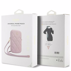 Guess GUWBZPSQSSGP käsilaukku vaaleanpunainen Zip Quilted 4G