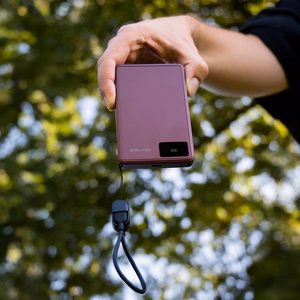 Blavec BJ-03 10000 mAh ohut magneettinen MagSafe-varavirtalähde, 13,5 mm, USB-C, 22,5 W, 3-in-1 (PBBJ03-MC10P) (väri: violetti)