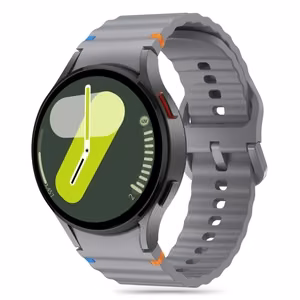 Tech-Protect Silikoninen Sport Samsung Galaxy Watch 4/5/5 Pro/6/7/FE Hihna Harmaa
