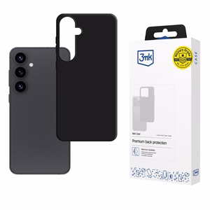 3mk Matt Case Suojakuori Samsung Galaxy S25:lle - musta