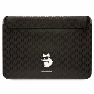 Karl Lagerfeld Saffiano Monogram Choupette Suojakuori 14 tuuman kannettavalle - musta