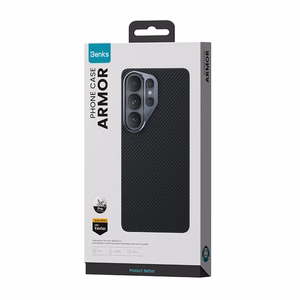 Benks Magnetic Armor Pro Kevlar metallikehys suojakuori 600D G048 Samsung Galaxy S26:lle musta