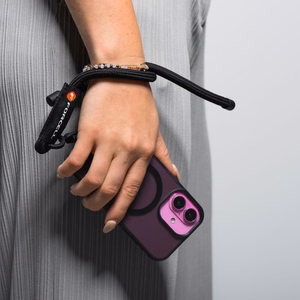 FORCELL F-DESIGN R10X40 wrist phone lanyard with adjustable length (max 20cm in the loop) black