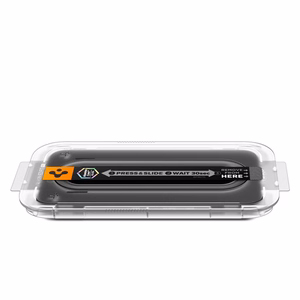 Spigen Glas.TR EZ Fit Pro Karkaistu lasi iPhone 16 Pro / 17 / 17 Pro:lle - läpinäkyvä