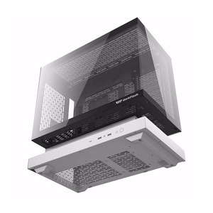 Darkflash F1 computer case (White) + 6 ARGB fans