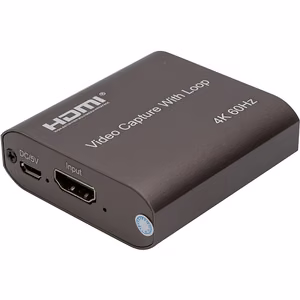 HDMI-videokaappauslaite läpiviennillä, 4K 60Hz