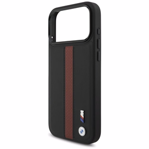 BMW M Perforated Stripe Logo MagSafe Suojakuori iPhone 17 Pro Max:lle - Punainen
