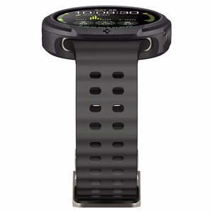 Spigen Liquid Air Suojakuori Samsung Galaxy Watch 8 44mm:lle - Matta Musta