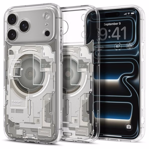 Spigen Ultra Hybrid MagSafe Zero One -suojakuori iPhone 18 Pro / 17 Pro -malleille, titaaninvärinen