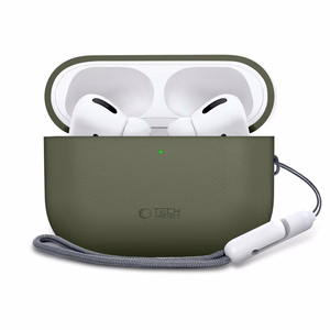 Tech-Protect Silikoninen Suojakuori AirPods Pro 3 -lle - vihreä