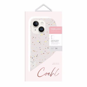 Uniq Coehl Terrazzo kotelo iPhone 14 Plus - hiekka