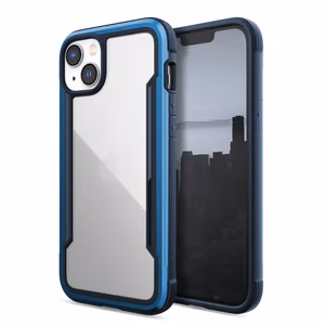 Raptic X-Doria Shield kotelo iPhone 14 Plus panssaroitu suojus sininen