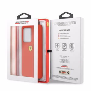 Ferrari Hardcase FESSIHCS69RE S20 Ultra G988 punainen/punainen Silikoni