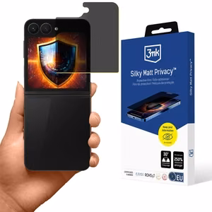 Samsung Galaxy Z Flip 6 / 7 FE – 3mk Silky Matt Privacy tietosuojakalvo